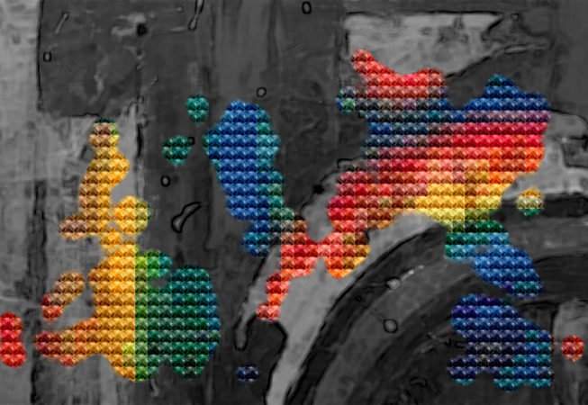 Kreustichmuster Abstract Art