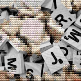 Crine Pattern Letter