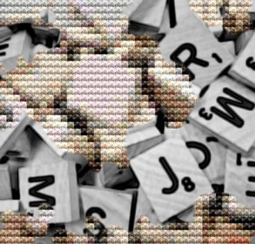 Kreustichmuster Buchstabe