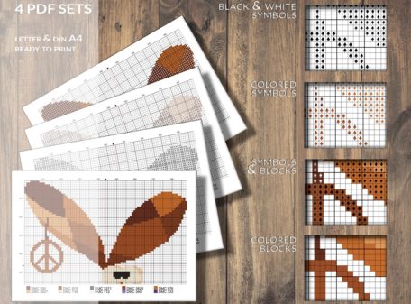 honey-bunny-2-cross stitch pattern