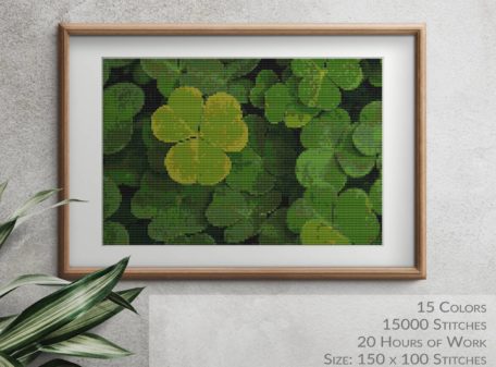 lucky-clover-cross-stitch-picture