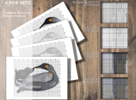 penguin-and-chick-cross-stitch-chart