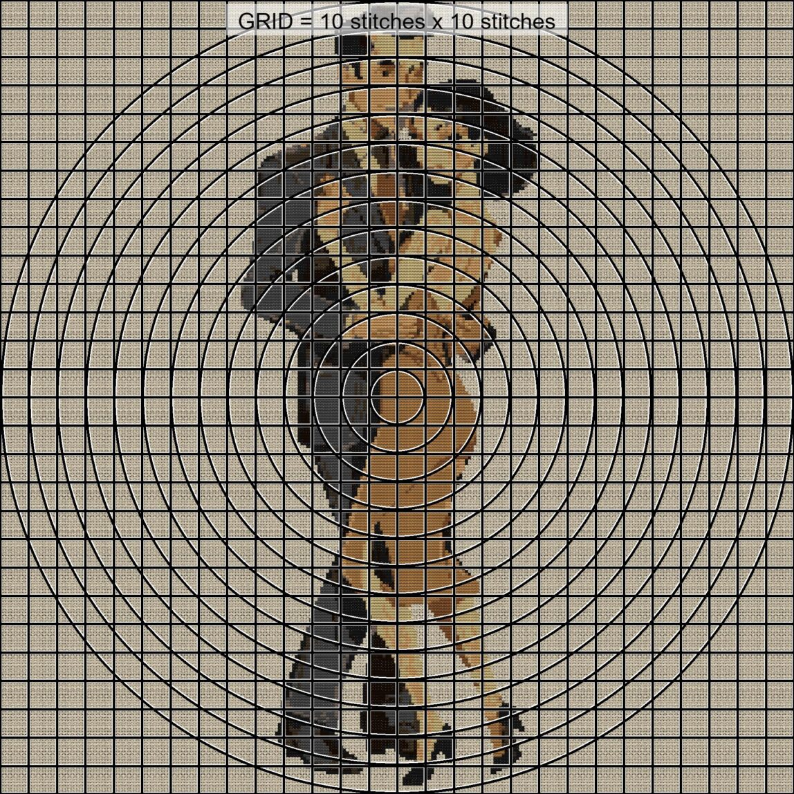tango-dance-couple-5 zoomed stitching detail tango-dance-couple-5 close-up cross stitch detail showing color changes, confetti areas and stitch texture