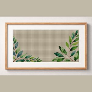 diploma-scroll framed cross stitch mockup, realistic finished embroidery design, PDF pattern digital download